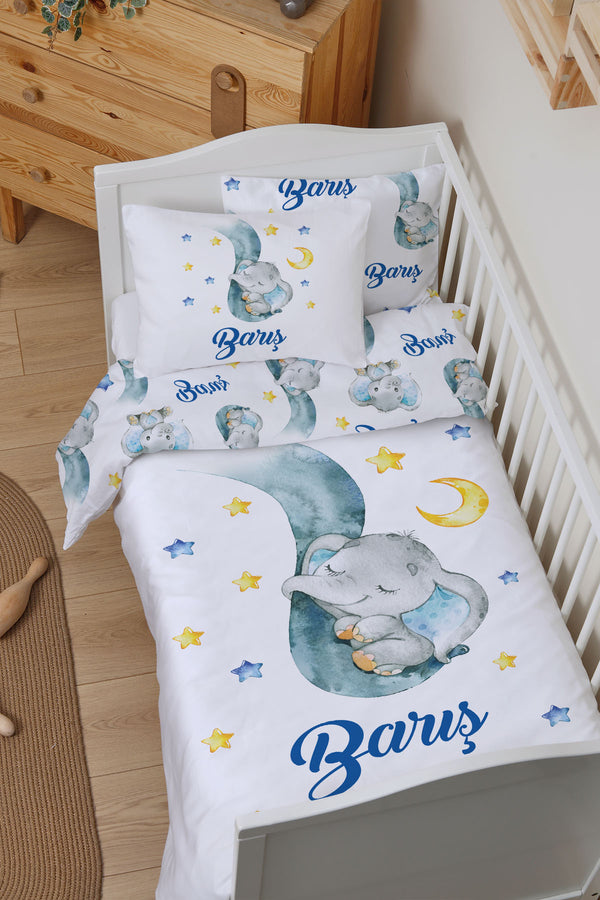 Personalisierte Baby-Bettwäsche-Set
