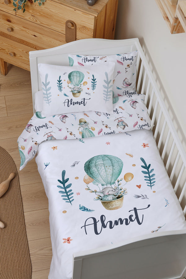 Personalisierte Baby-Bettwäsche-Set
