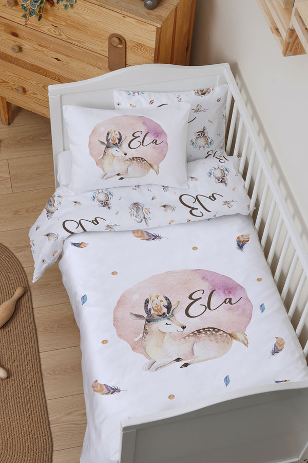Personalisierte Baby-Bettwäsche-Set