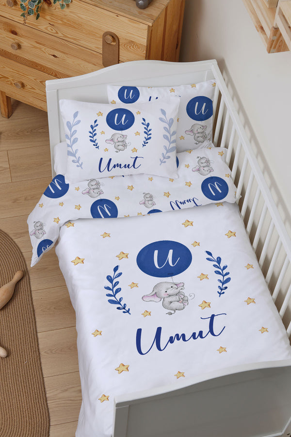 Personalisierte Baby-Bettwäsche-Set