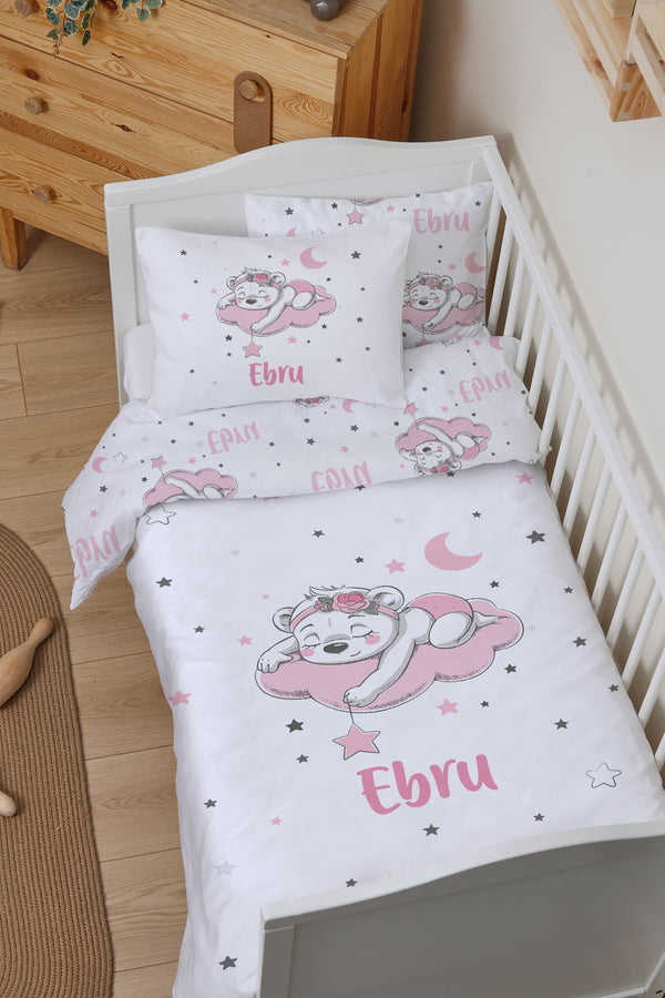 Personalisierte Baby-Bettwäsche-Set