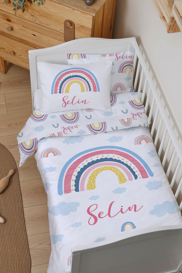 Personalisierte Baby-Bettwäsche-Set