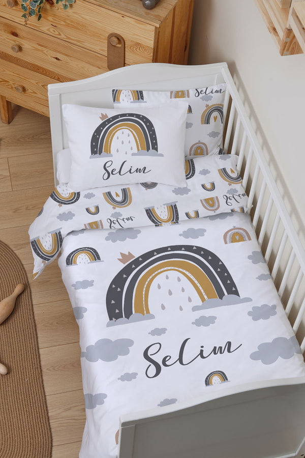 Personalisierte Baby-Bettwäsche-Set