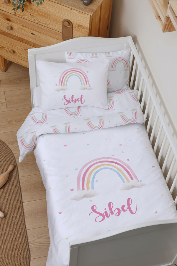 Personalisierte Baby-Bettwäsche-Set