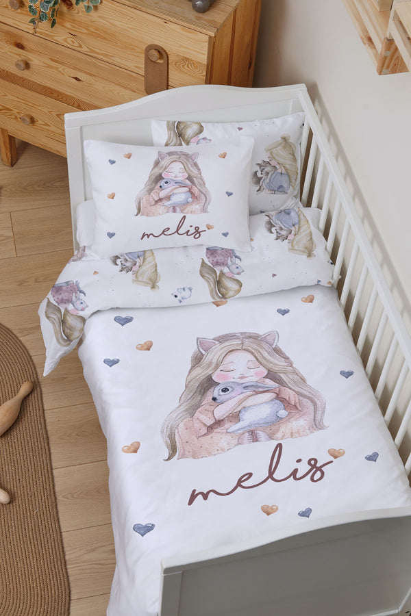 Personalisierte Baby-Bettwäsche-Set