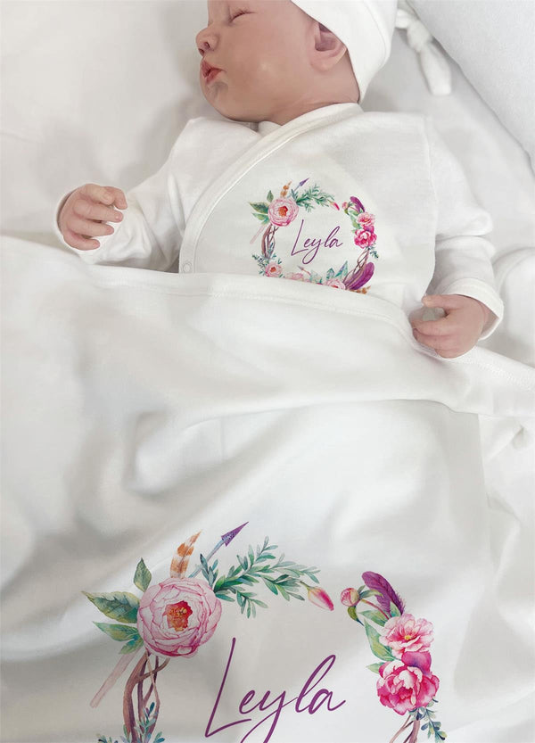 Babydecke mit Name